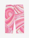 Pucci Baby Girls Iride Print Leggings In Pink
