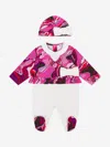 Pucci Baby Girls Orchidee Babygrow Set In Pink