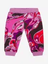 Pucci Baby Girls Orchidee Print Joggers In Pink