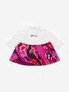Pucci Baby Girls Orchidee Print Logo Dress In Multi