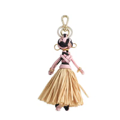 Pucci Bag Charm In Iride Print In Multi