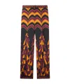 Pucci Baiadera Print Silk Pants In Multi