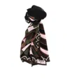 Pucci Mixed Print Silk Scarf In Multi