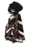 Pucci Mixed Print Silk Scarf In Multi