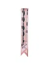 Pucci Silk Twill Rectangular Scarf Graphic Print In Pink