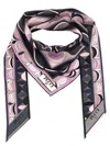 Pucci Triangle Scarf Lightweight Soft Texture In Pink