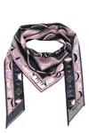 Pucci Triangle Scarf Lightweight Soft Texture In Pink