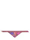 Pucci "bandeau" Triangle Scarf In Orchid Print In Pink