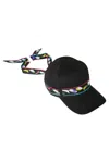 Pucci Baseball Cap Nero In Black
