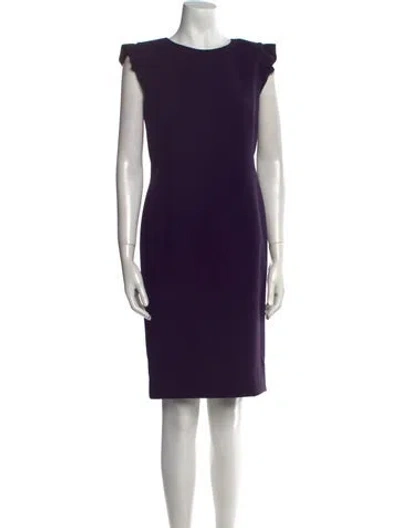 Pre-owned Pucci Bateau Neckline Knee-length Dress In Purple