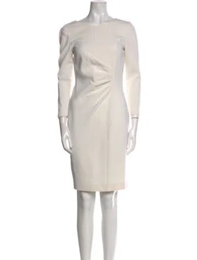 Pre-owned Pucci Bateau Neckline Mini Dress In Neutral