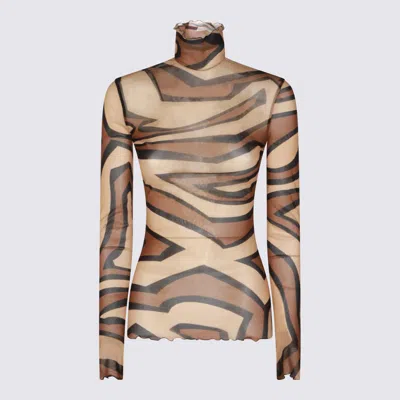 PUCCI BEIGE AND GOLD T-SHIRT