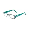Pucci Bicolor Metal Frames In Green