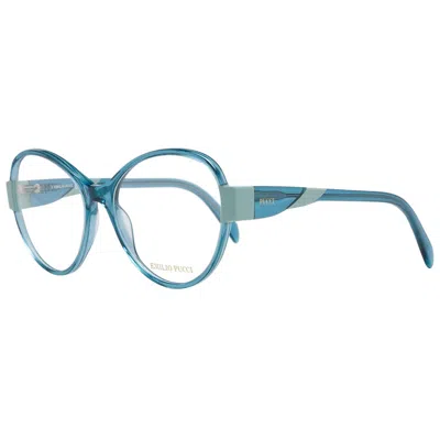Pucci Bicolor Plastic Glasses (frames) In Blue