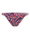 Pucci Stylish Low-rise Bikini Bottom With Bold Print In Multi
