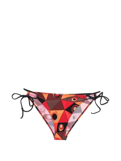 Pucci Bikini Bottom In Brown