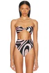 Pucci Bikini Top In Multi