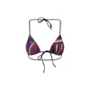 Pucci Triangle Top Adjustable Straps Bikini Set In Multi