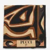 Pucci Abstract Pattern Square Scarf In Lightweight Fabric In Black