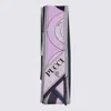 Pucci Black And Pink Silk Scarves In Purple