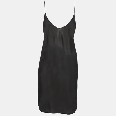 Pre-owned Pucci Black Crepe Sheer Strappy Mini Dress S