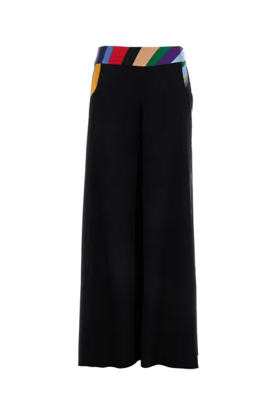 PUCCI BLACK JERSEY PALAZZO PANT