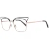 Pucci Emilio  Black Metal Glasses Women's (frames) In Black
