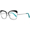 Pucci Emilio  Black Metal Glasses Women's (frames) In Multi