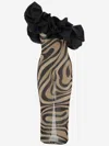 Pucci Marmo-print One-shoulder Dress In White