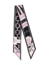 Pucci Graphic Lightweight Rectangular Scarf Design In Pink