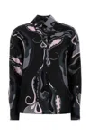 Pucci Black Regular Printed Shirt In Black