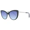 Pucci Black Women Sunglasses In Blue