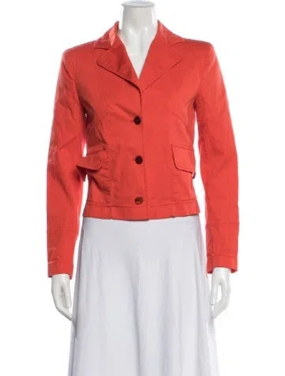 Pre-owned Pucci Blazer In Orange