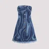 Pucci Iride-print Mini Dress In Blue