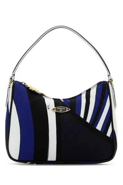 Pucci Blue Yummy Shoulder Bag