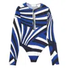 Pucci Iride-print Bodysuit In Multicolor