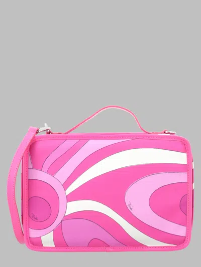 Pucci Borsa Con Stampa Grafica All-over In Pink