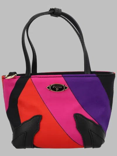 Pucci Borsa Tote "palio" Mini In Multi