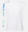 Pucci Marmo-print Cotton T-shirt In White