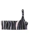 Pucci One-shoulder Bikini Top In Multi