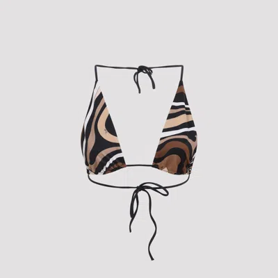 Pucci Bikinis Black In Brown