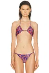 Pucci Bra Bikini Top In Multi