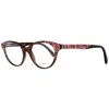 Pucci Emilio  Brown Plastic Glasses Women's (frames) In Brown