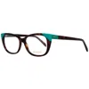 Pucci Emilio  Brown Plastic Glasses Women's (frames) In Multi