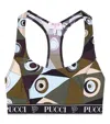 Pucci Brown Printed None Top In Multi