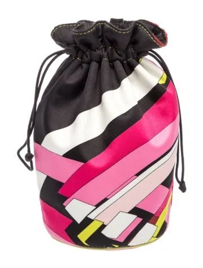 Pre-owned Pucci Bucket Bag In Pink