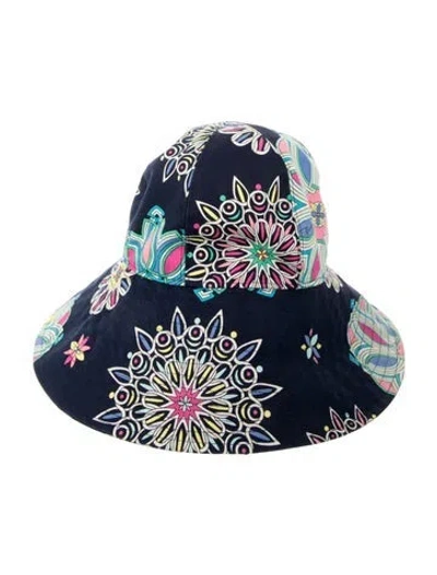 Pre-owned Pucci Bucket Hat In Blue