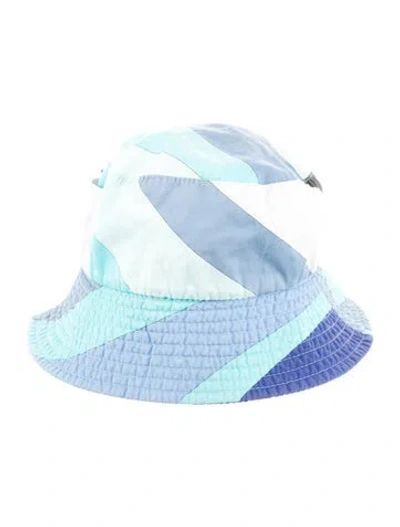 Pre-owned Pucci Bucket Hat In Blue