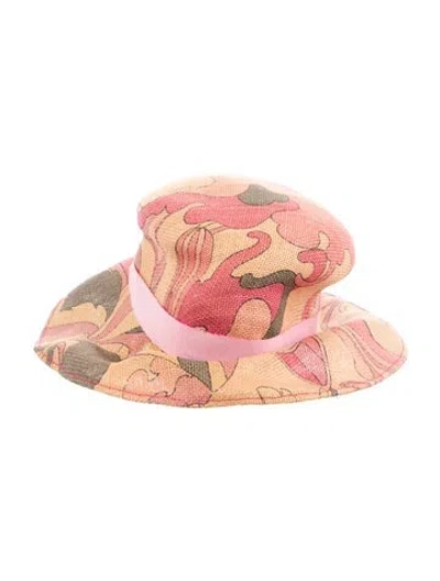 Pre-owned Pucci Bucket Hat In Pink