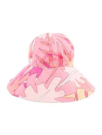 Pre-owned Pucci Bucket Hat In Pink